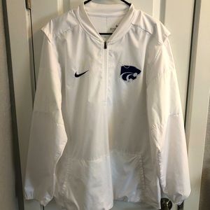 Nike Kansas State University Windbreaker quarter-zip size XL